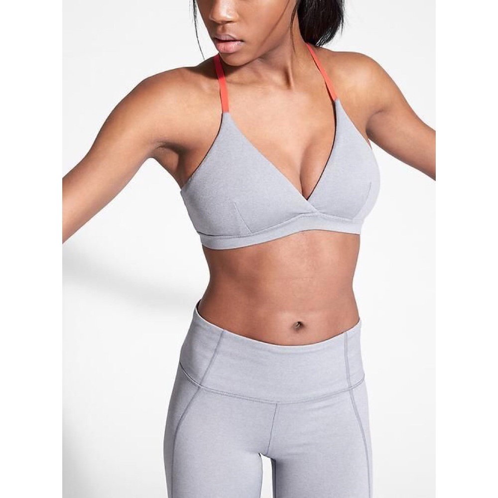 Athleta Gray Inhale Bra